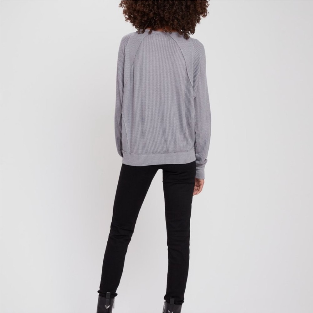 FP We The Free Santa Clara Oversized Thermal Top Medium Gray - Picture 6 of 13